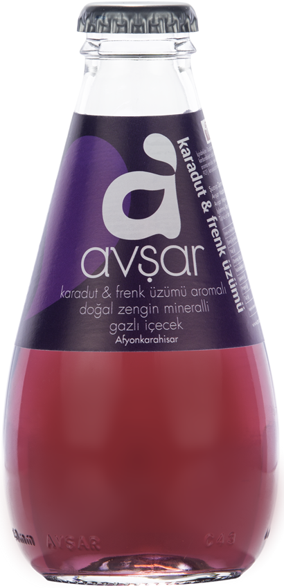 AVSAR GAZLI ICECEK 200ML KARADUT& FRENK UZUMLU