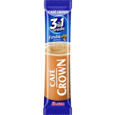 ULKER CAFE CROWN 18GR 3IN1  FINDIK*8X40