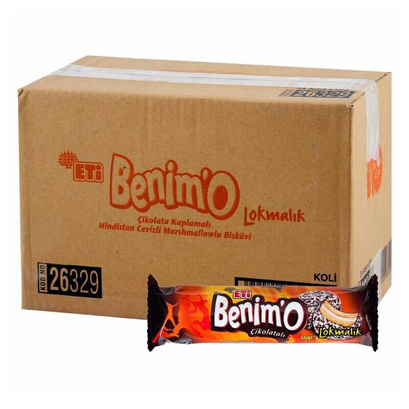 ETI BENIMO LOKMALIK 80GR CIKOLATALI*18 35329