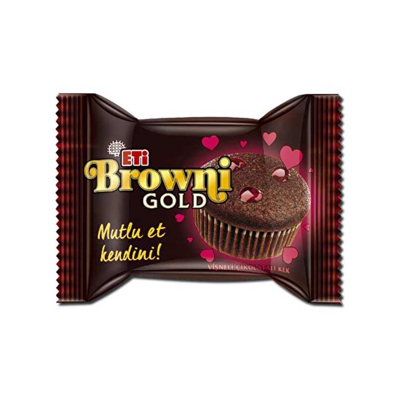 ETI BROWNI GOLD VISNELI 45GR*24