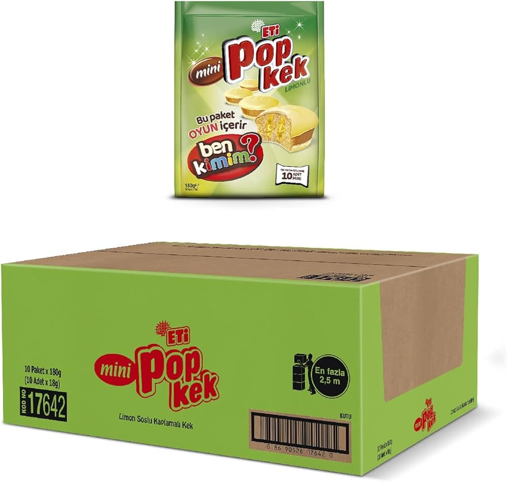 ETI POPKEK MINI 180GR LIMON *10*17642
