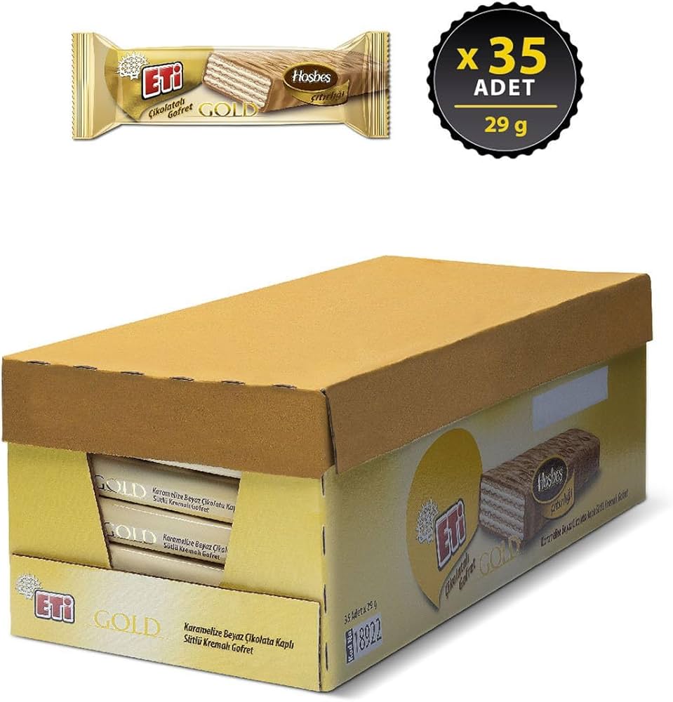 ETI GOLD CIKOLATALI GOFRET 29GR*35