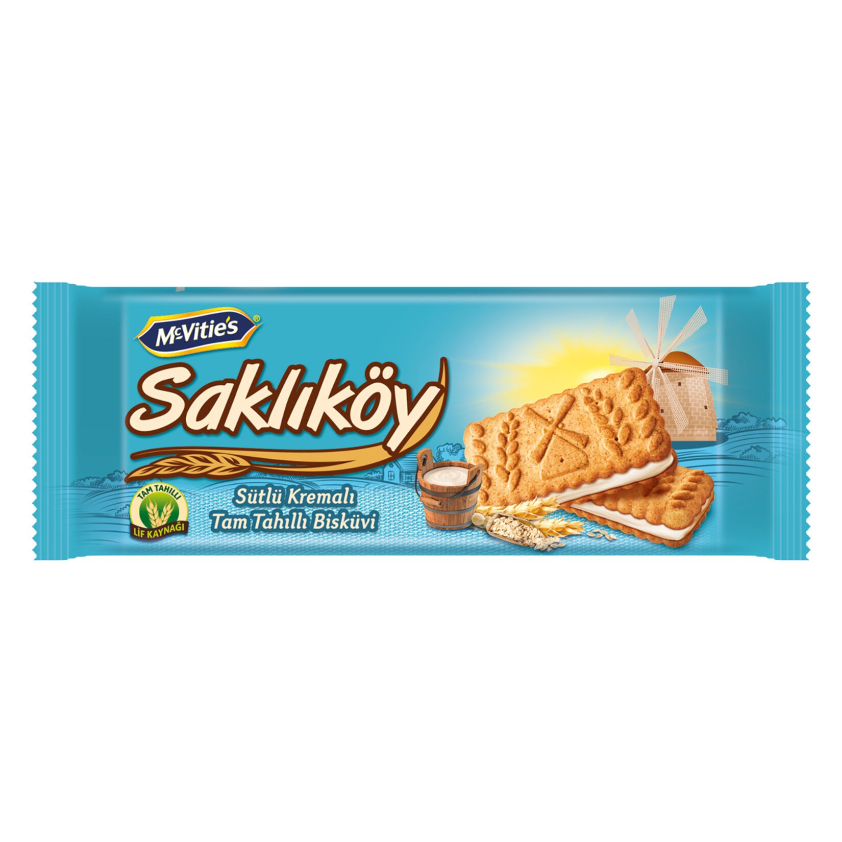 ULKER SAKLIKOY SUTLU KREMALI BISKUVI 100GR*24