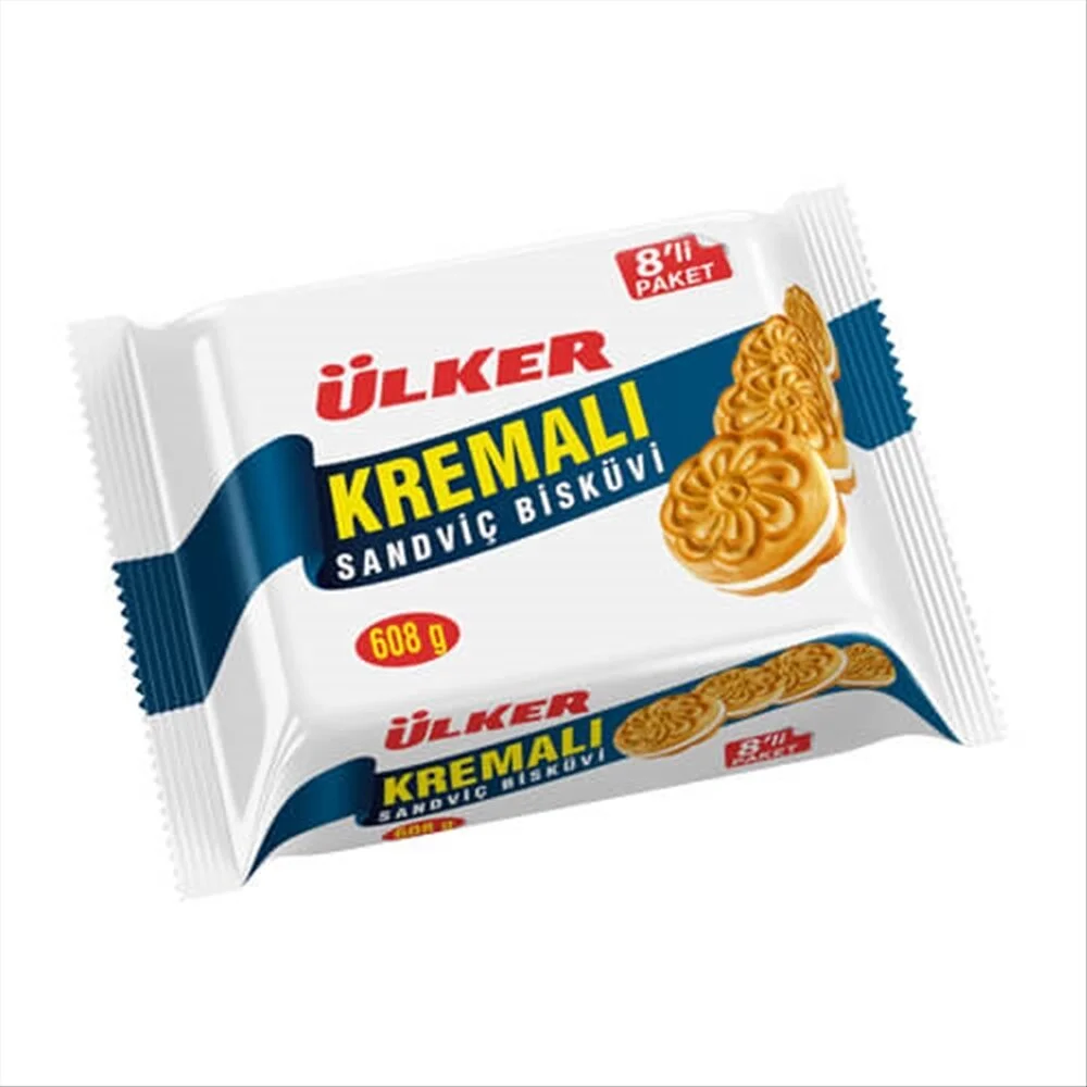 ULKER KREMALI 8X61 GR SANDVIC BISKUVI