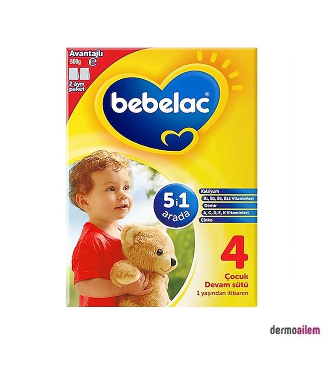 BEBELAC GOLD 800GR-1 DEVAM SUTU*4