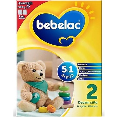 BEBELAC GOLD 800GR-2 DEVAM SUTU*4