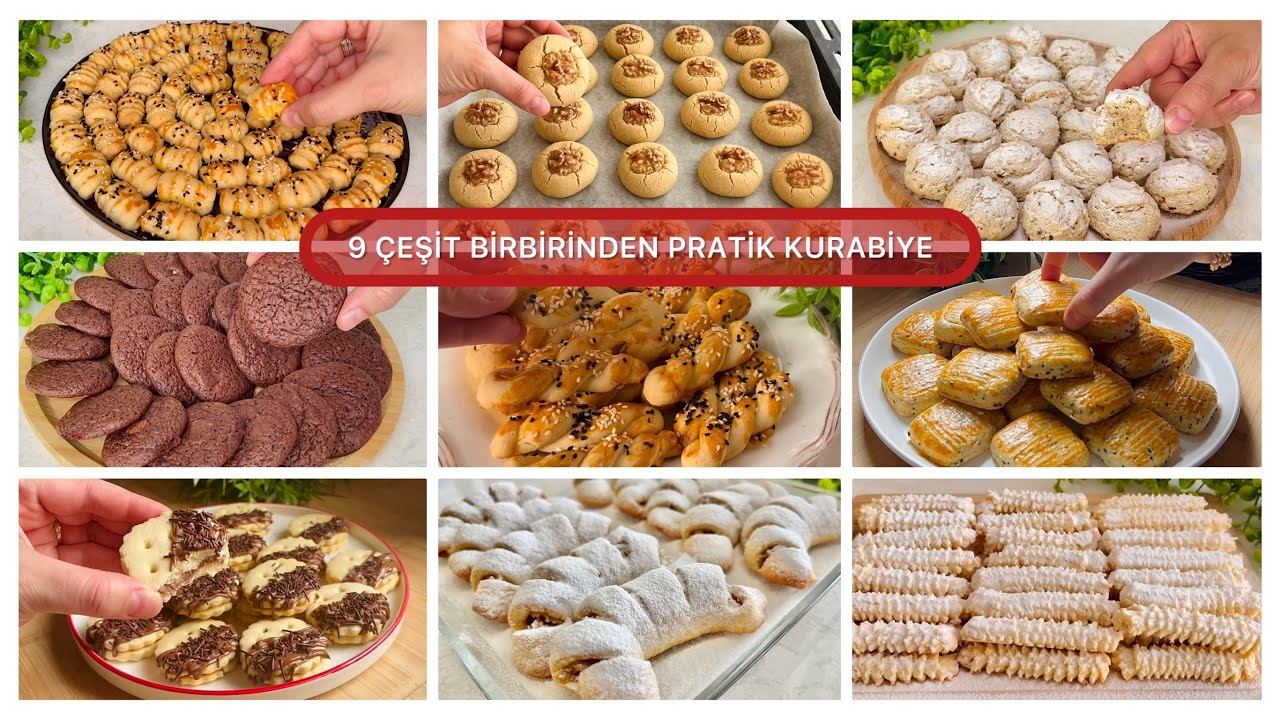 BUGDAY 200GR KURABIYE CESITLERI TATLI-TUZLU-COREK