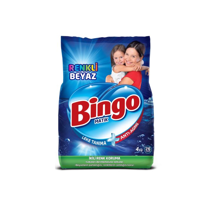 BINGOMATIK 4KG KONS.RENKLI&BEYAZ