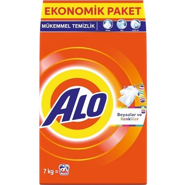ALO MATIK 7KG BEYAZLAR RENKLILER*49206