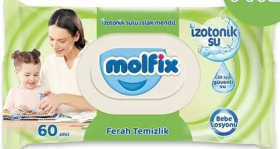 MOLFIX IZOT.ISLAK HAVLU 60LI FERAH TEMIZLIK*12