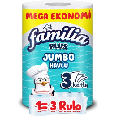 FAMILIA HAVLU JUMBO PLUS 1=3